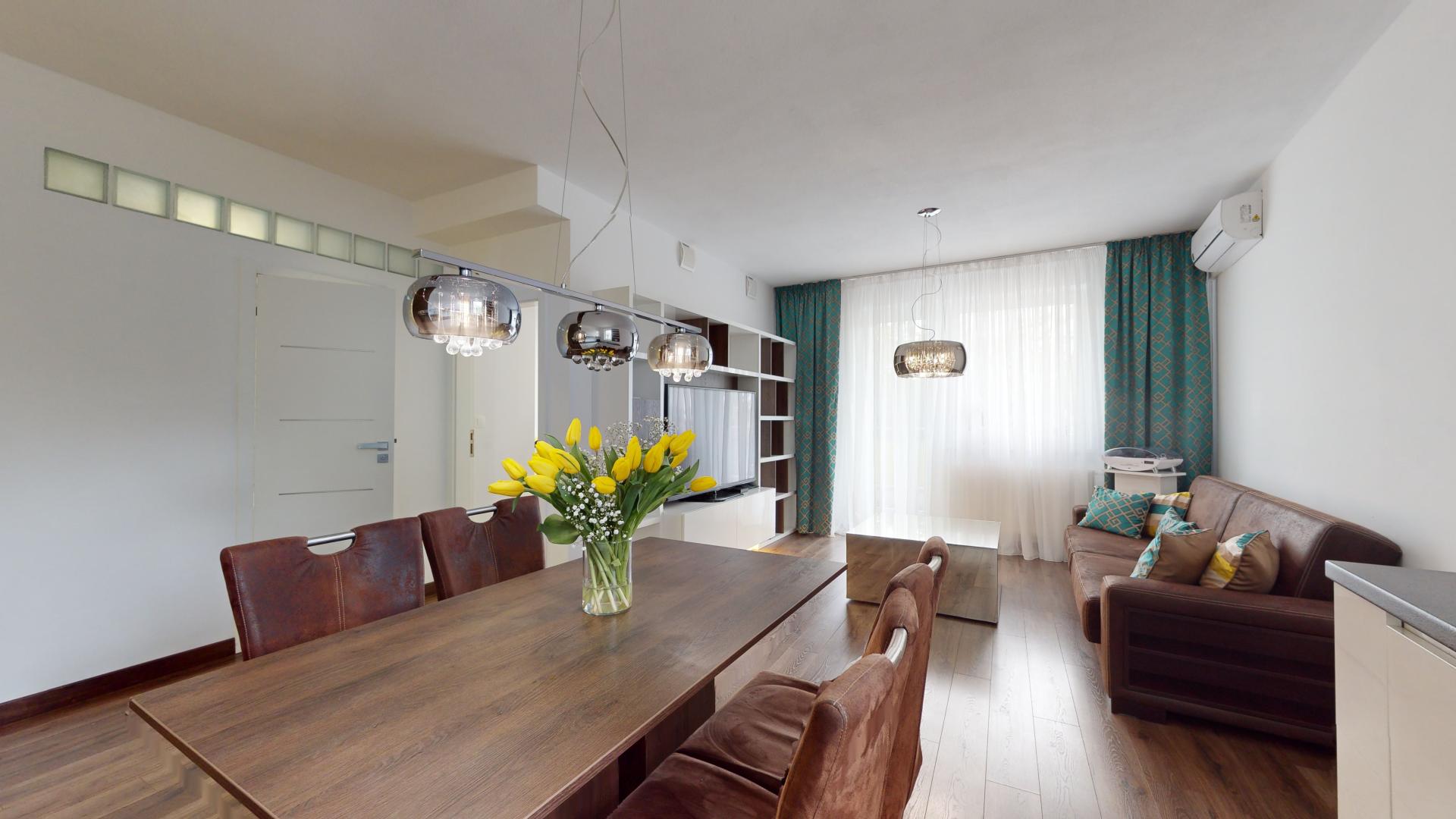 Pôvabný 2-izb. byt na prenájom v komornom projekte Petržalské dvory