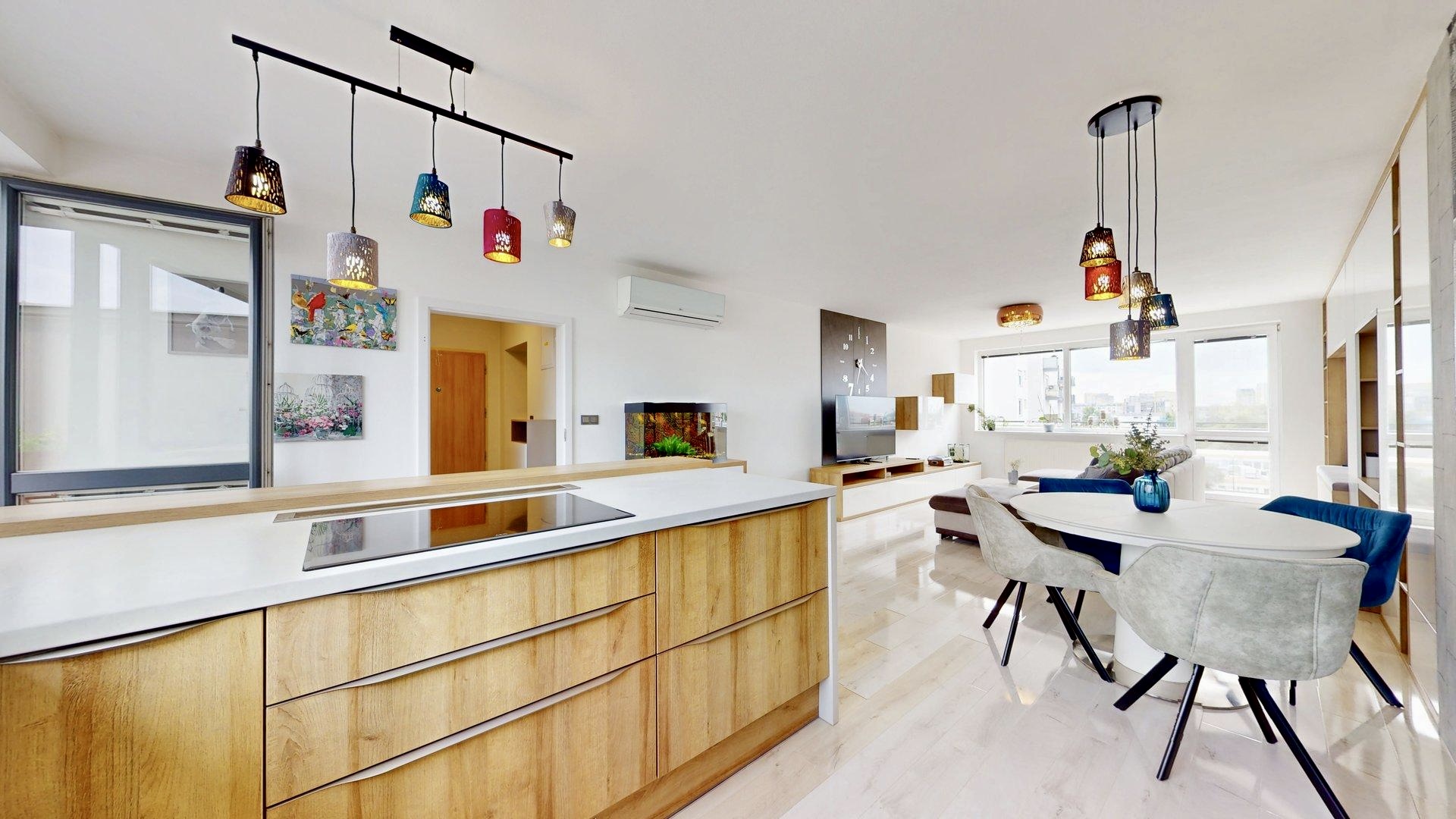 Nadštandardný 3i s veľkorysou výmerou, krásnou presklenou terasou, balkónom a GS v 15r. bytovom komplexe Dolce Vita, BA II - Vrakuňa 