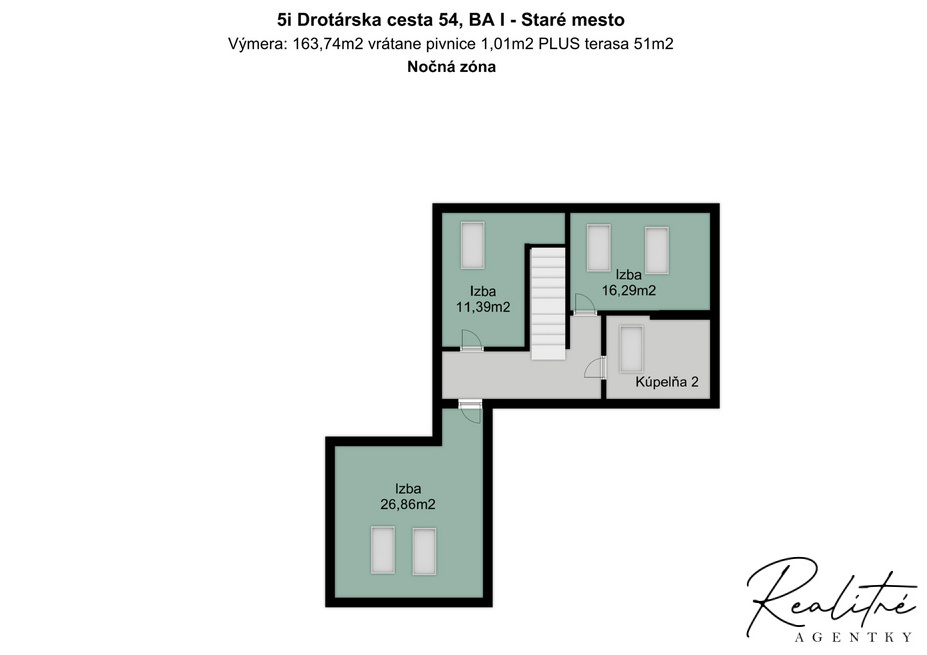 Dychberúci 5i byt s terasou 51m2 aj akumulačným krbom, BA I