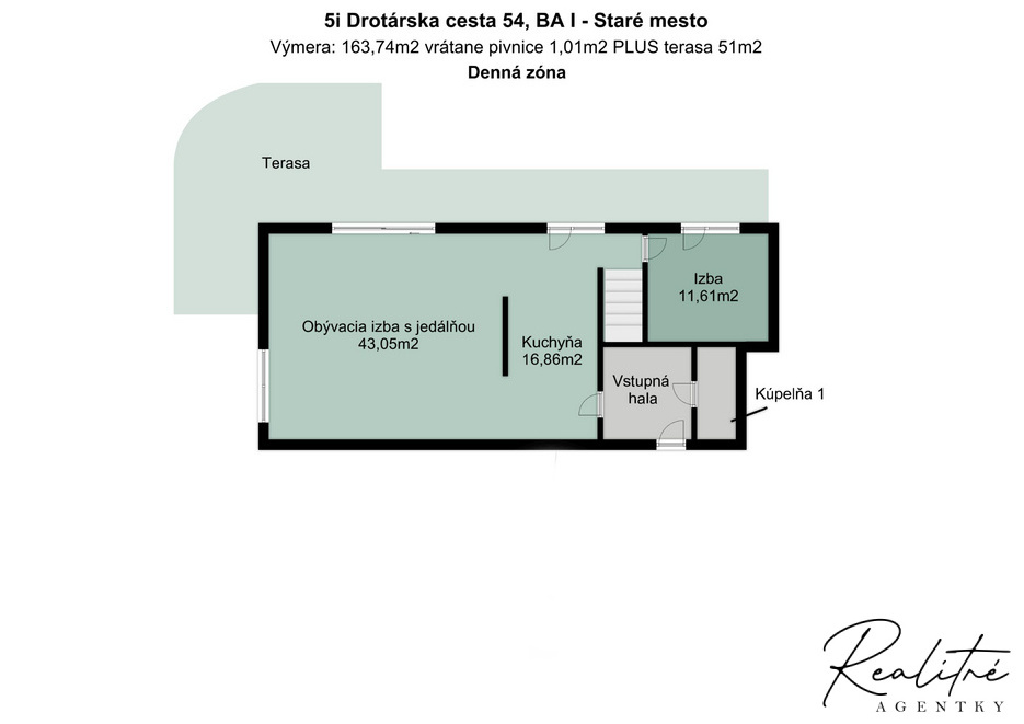 Dychberúci 5i byt s terasou 51m2 aj akumulačným krbom, BA I