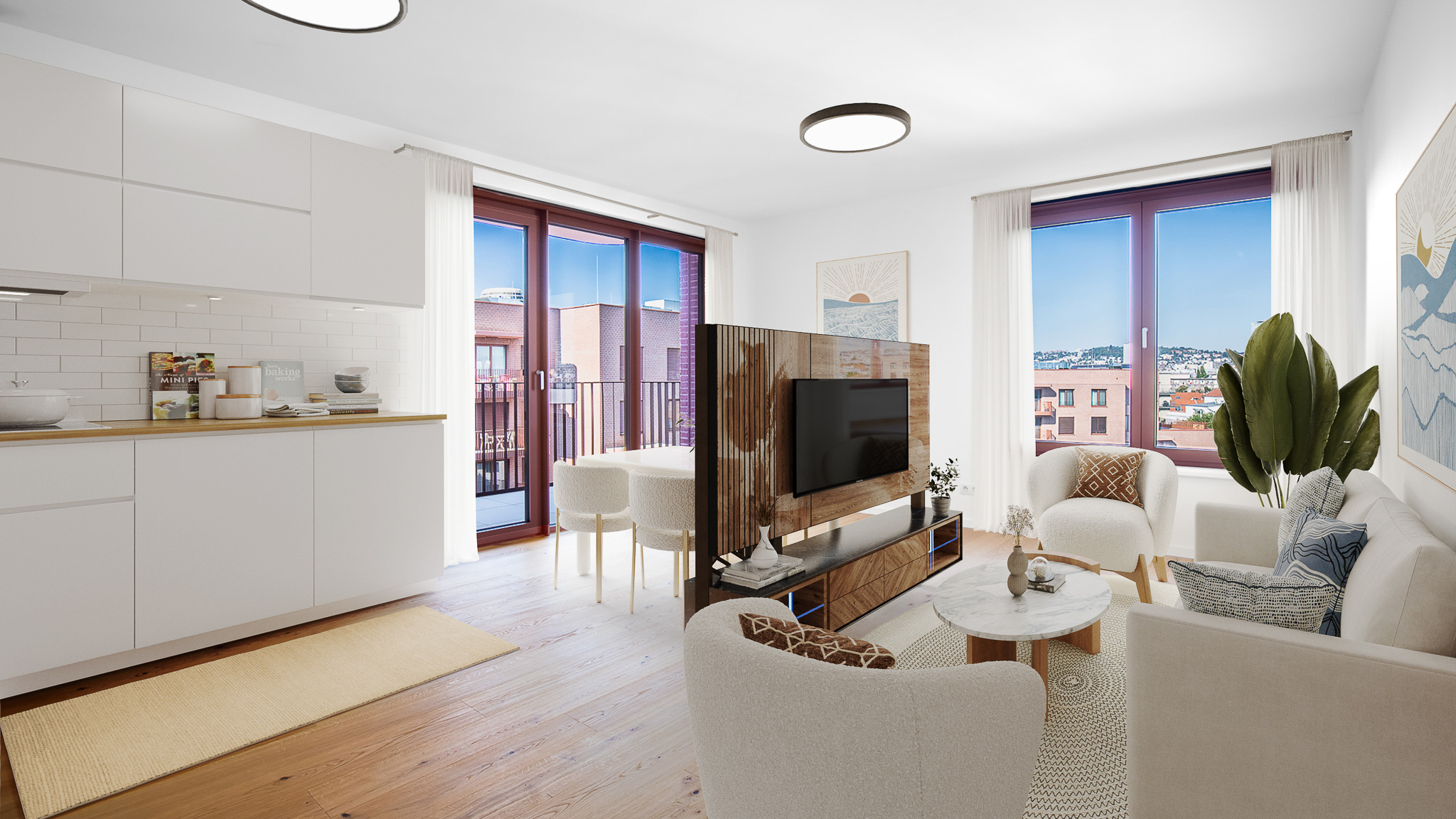 Elegantný 2izb s veľký balkónom a parkovaním, BA II - Nivy