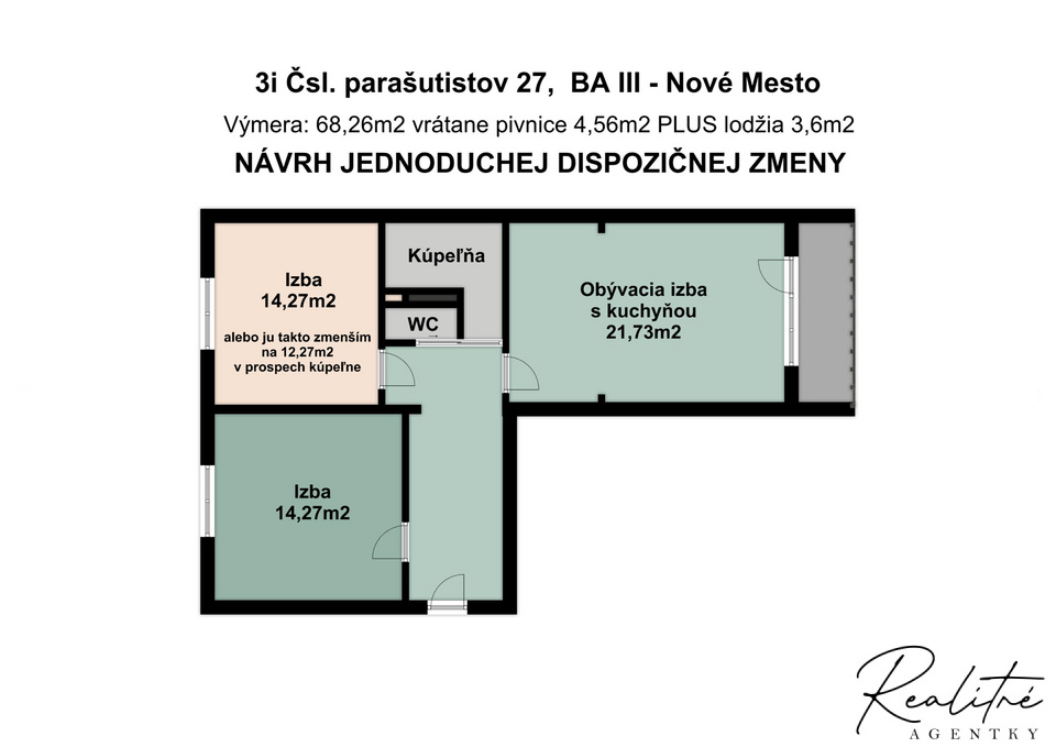 3izb. byt, BA III - Nové Mesto