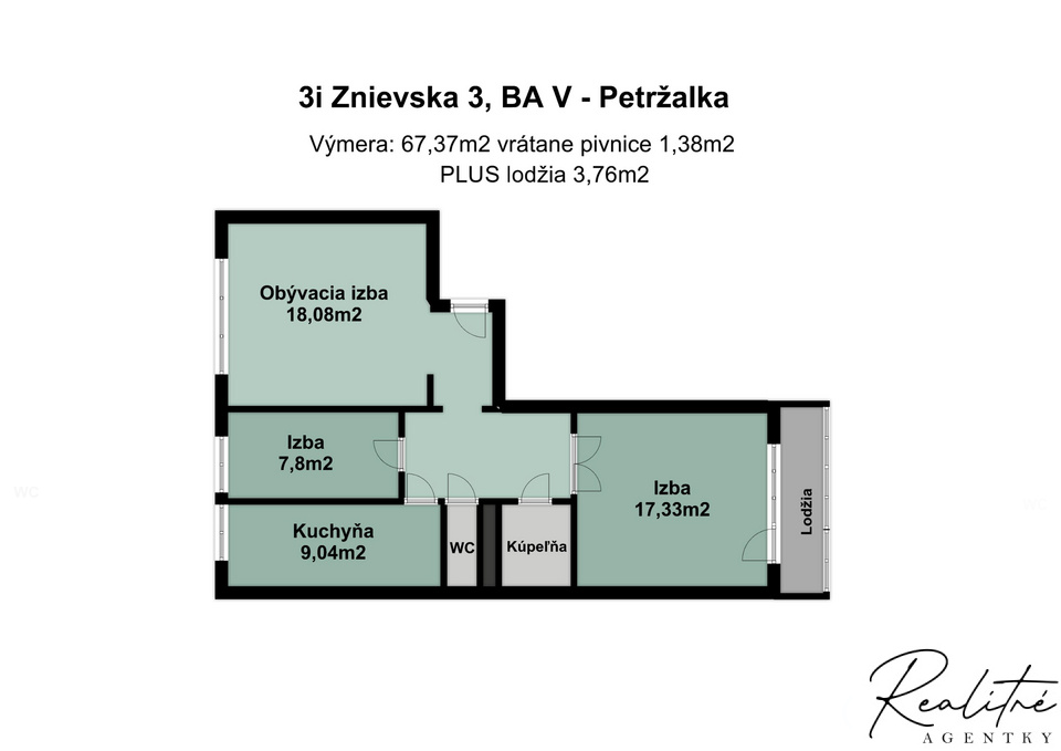 Slnečný 3i byt - ideálny na rekonštrukciu snov, BA V - Petržalka