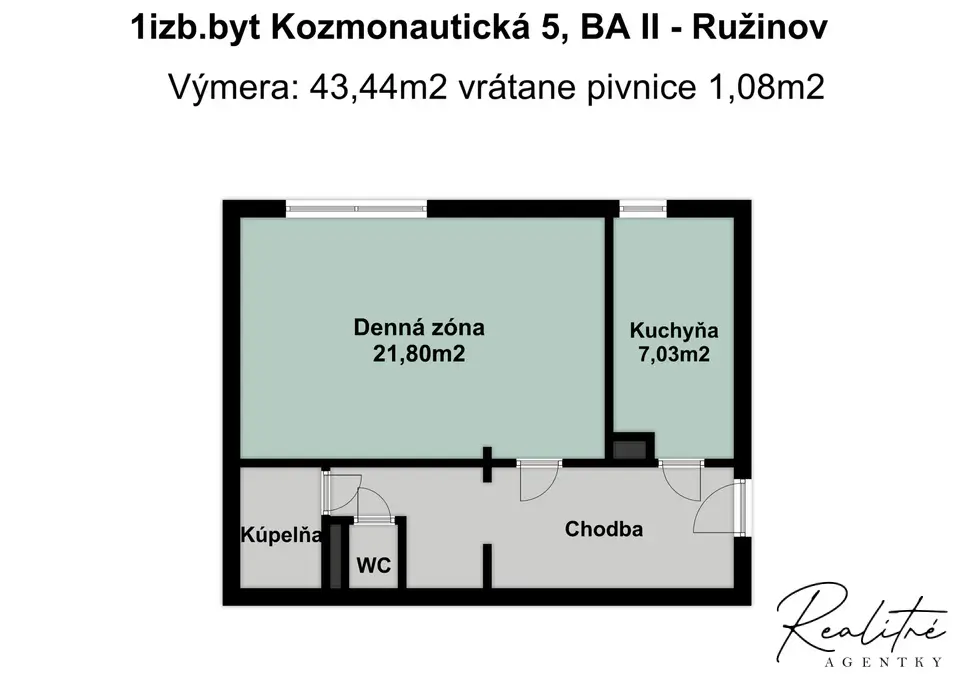 Štartovacie 1i bývanie či investícia s potenciálom 2i bytu, BA II - Ružinov